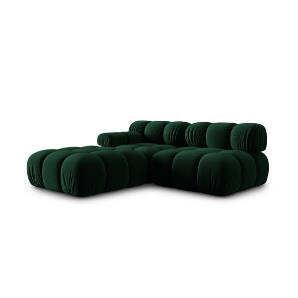 Sofa žalios spalvos iš velveto 282 cm Bellis – Micadoni Home-image-4