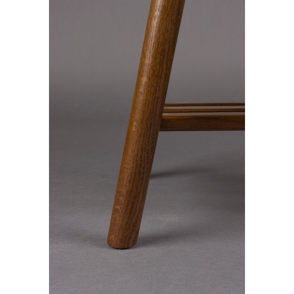 Tamsios natūralios spalvos medžio masyvo suolas Kintaro – Dutchbone-image-4