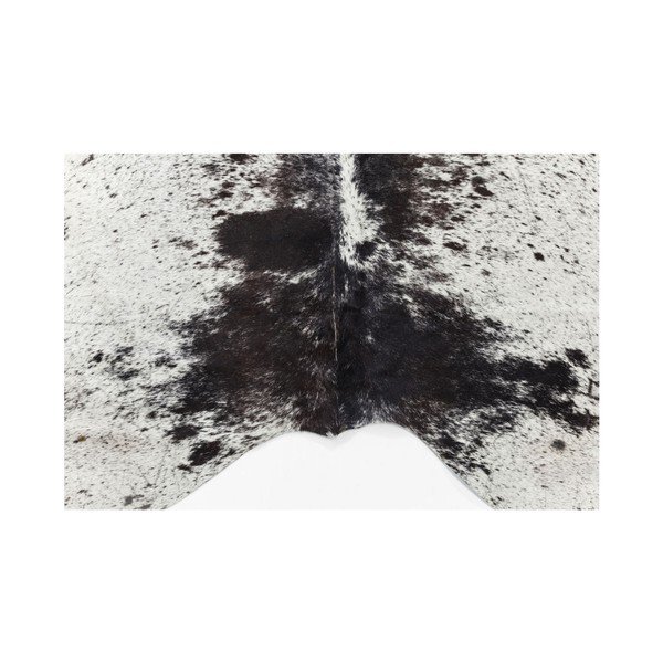 Baltos ir rudos spalvos karvės odos kilimas Kare Design Hide, 190 x 150 cm-image-4