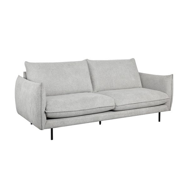 Sofa šviesiai pilkos spalvos 218 cm Milano – Furnhouse-image-2