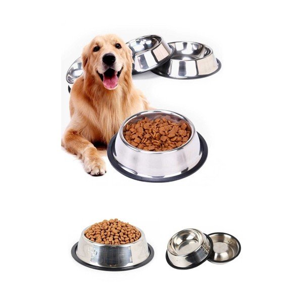 Metaliniai dubenėliai gyvūnams, 2 vnt., ø 22 cm - Lydia&Co-image-1