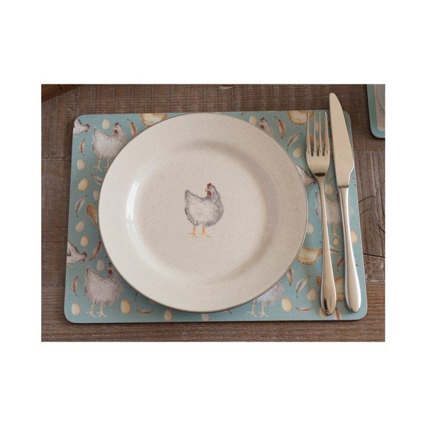 Keraminė desertinė lėkštė "Creative Tops Grey Hen-image-1