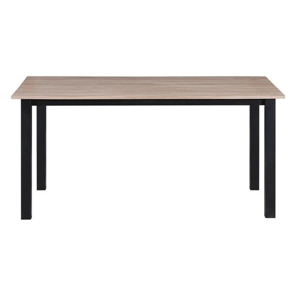 Valgomojo stalas su ąžuolo dekoro stalviršiu 90x160 cm Durham – Støraa-image-4