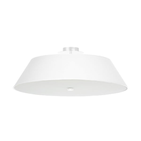 Baltas lubinis šviestuvas su stikliniu gaubtu ø 60 cm Hektor - Nice Lamps