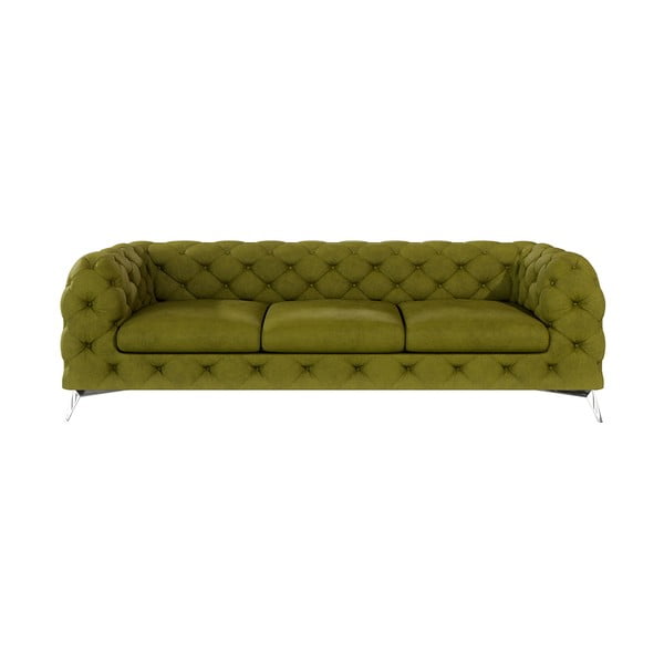 Žalios spalvos iš velveto sofa 243 cm Chelsea – Ropez