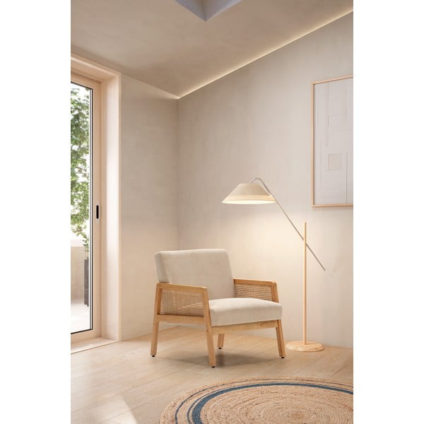 Smėlio spalvos iš kordinio velveto austas krėslas Debra – Marckeric-image-1