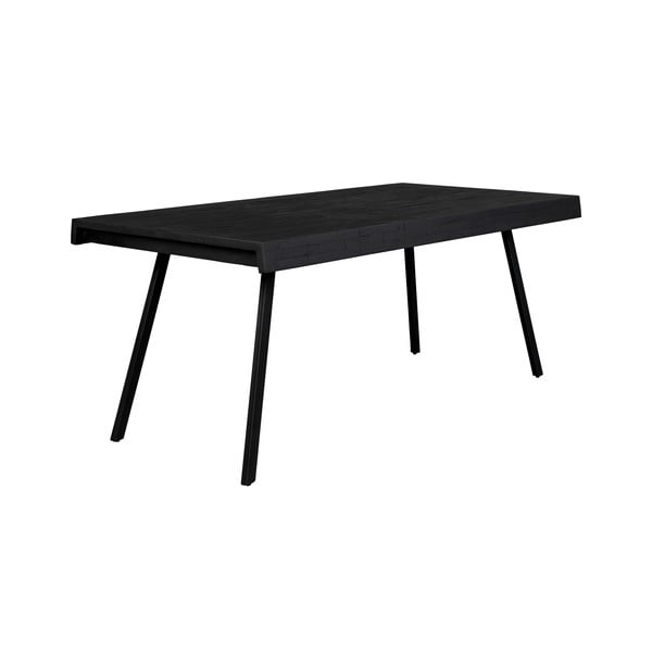 Iš tikmedžio masyvo valgomojo stalas 90x180 cm Suri – White Label-image-2