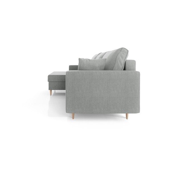 Pilka sofa-lova su daiktadėže Mazzini Sofos Aubrieta, kampas kairėje-image-4