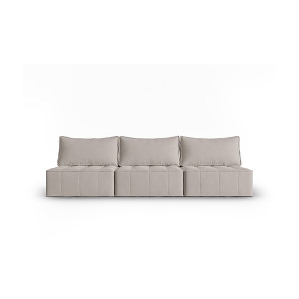 Sofa šviesiai pilkos spalvos 240 cm Mike – Micadoni Home