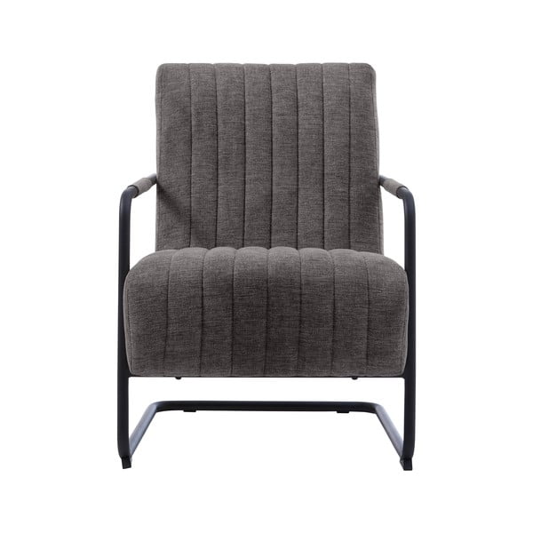 Krėslas tamsiai pilkos spalvos Trout – Unique Furniture-image-2
