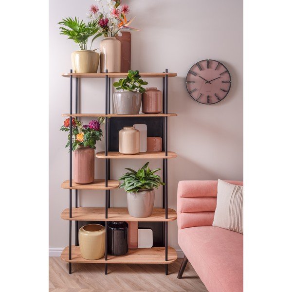 Rožinės spalvos emaliuota vaza PT LIVING Grand, aukštis 33 cm-image-3