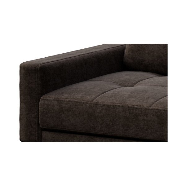 Tamsiai ruda sofa MESONICA Musso Tufted, 210 cm-image-3