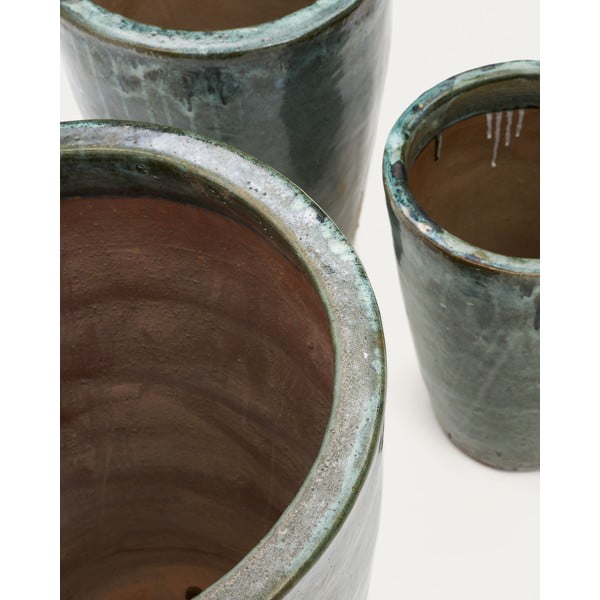 Vazonai iš terakotos 3 vnt. ø 47 cm Rotja – Kave Home-image-3