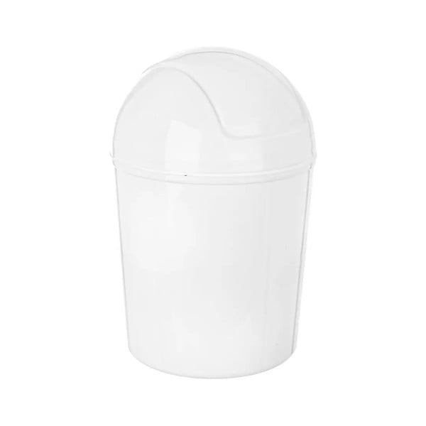 Baltos spalvos iš plastiko šiukšliadėžė 920 ml – Orion