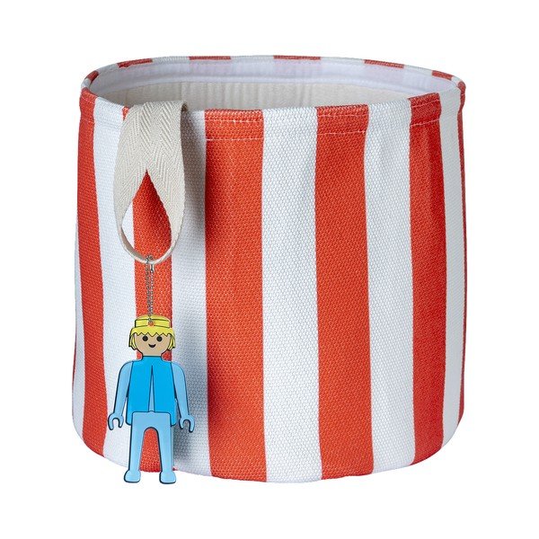 Iš tekstilės vaikiškas krepšys raudonos spalvos ø 30x28 cm Stripes – Playmobil