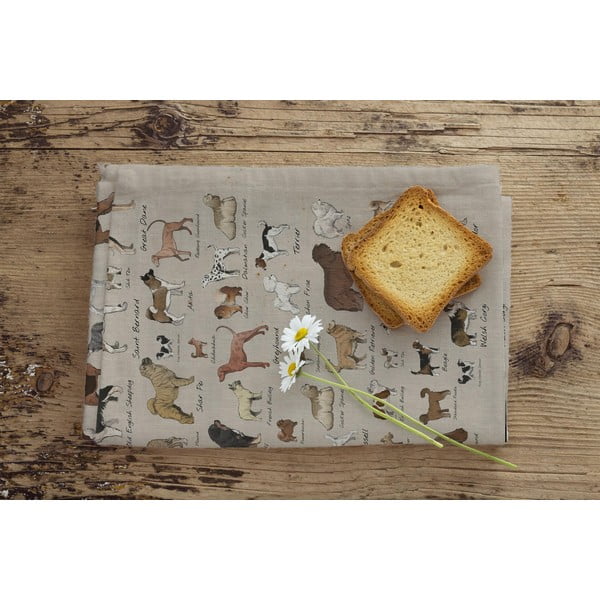 2 servetėlių rinkinys Little Nice Things Dog Types, 47 x 65 cm-image-2