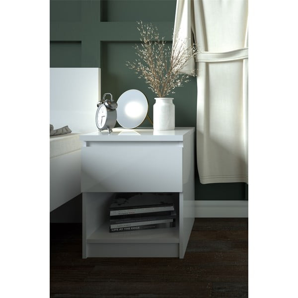 Baltas naktinis staliukas Naia - Tvilum-image-1