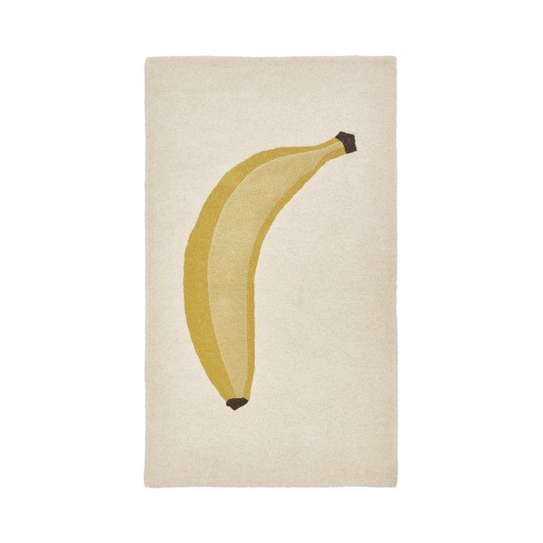 Iš vilnos mišinio vaikiškas kilimas 80x140 cm Banana – OYOY Mini