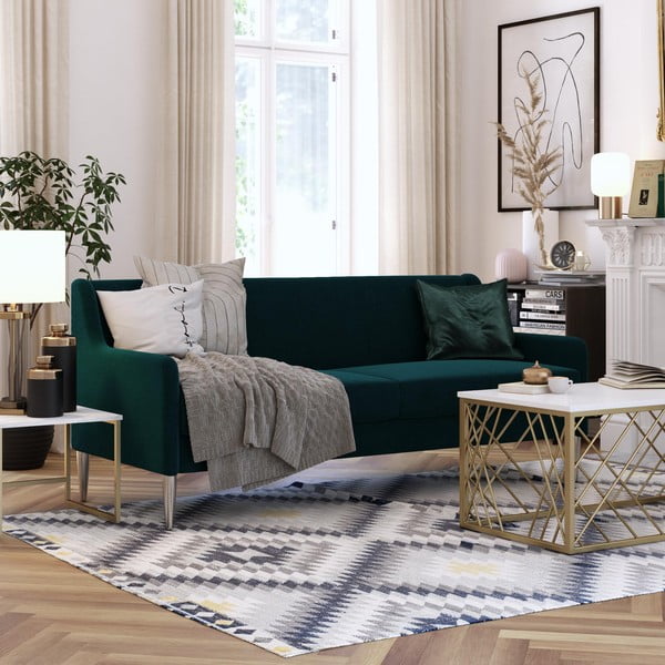 Mėlyna sofa 190 cm Virginia - CosmoLiving by Cosmopolitan-image-1