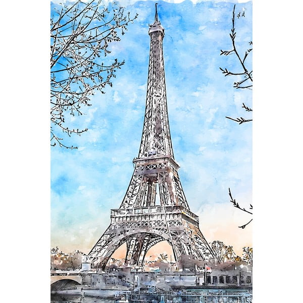 Paveikslas 40x60 cm Paris – Fedkolor