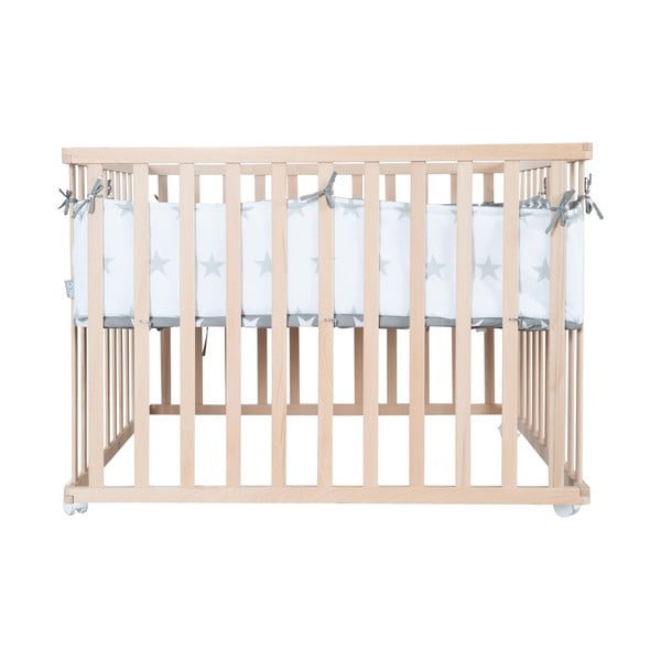 Maniežas vaikams natūralios spalvos 100x100 cm – Roba-image-4