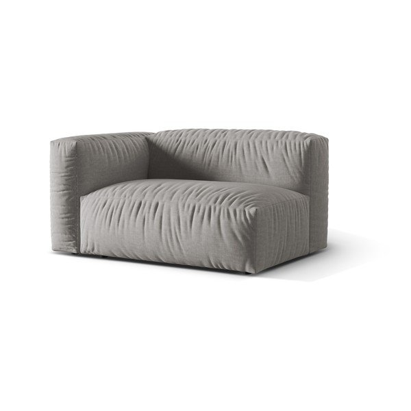 Modulinė sofos dalis šviesiai pilkos spalvos (su kairiuoju kampu) Martina – Micadoni Home-image-2