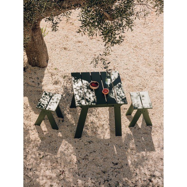 Žalios spalvos medžio masyvo sodo kėdė Navo – noo.ma-image-3