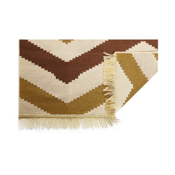 Rudas kilimas ZigZag Brown, 80 x 150 cm-image-2