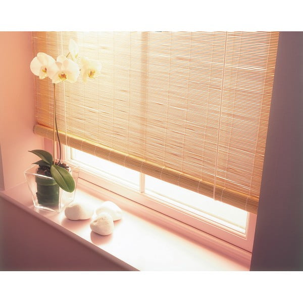 Natūralios spalvos iš bambuko roletai 120x160 cm – Gardinia-image-1