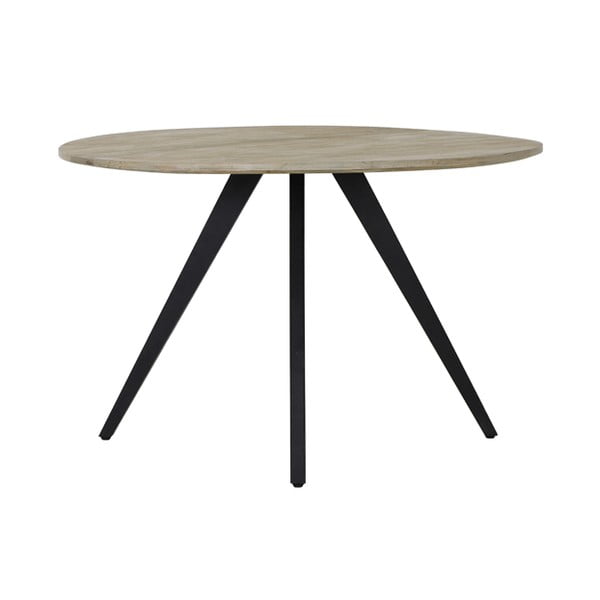 Apvalios formos valgomojo stalas natūralios spalvos ø 120 cm Magnifera – Light & Living