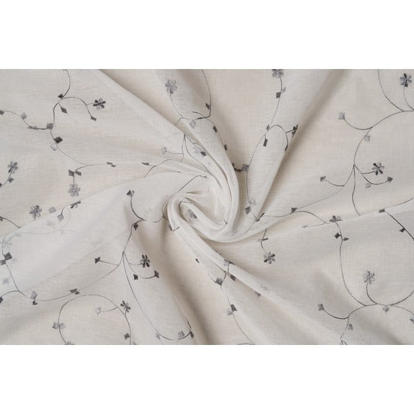 Permatoma užuolaida baltos spalvos 300x260 cm Muza – Mendola Fabrics