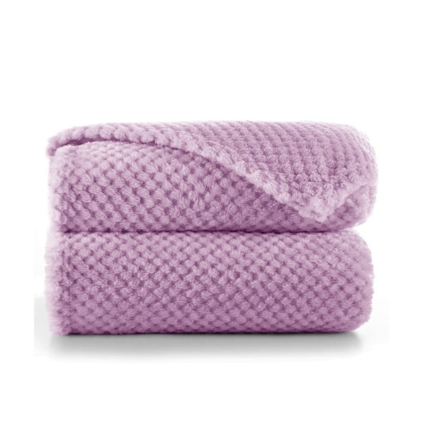 Violetinis mikropluošto pledas DecoKing Henry, 170 x 210 cm-image-2