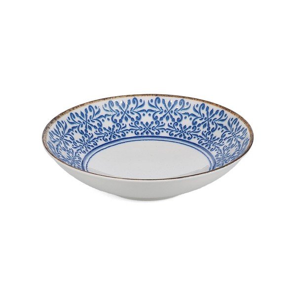 Skirta sriubai baltos spalvos/mėlynos spalvos iš porceliano  mažas dubuo 1 l Azul – BonBistro