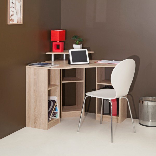Rudas kampinis darbo stalas TemaHome Corner-image-1