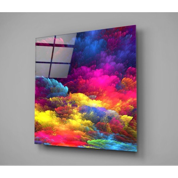 Paveikslas ant stiklo Insigne Color Burst, 40 x 40 cm-image-3