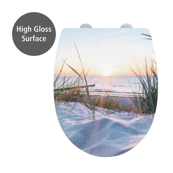 Tualeto sėdynė Easy-close funkcija 36,5 x 45 cm Baltic – Wenko