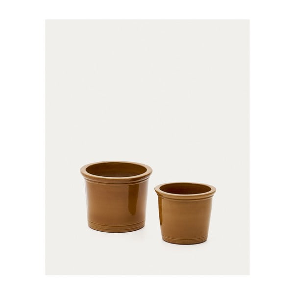 Vazonai iš terakotos 2 vnt. ø 47 cm Presili – Kave Home-image-3