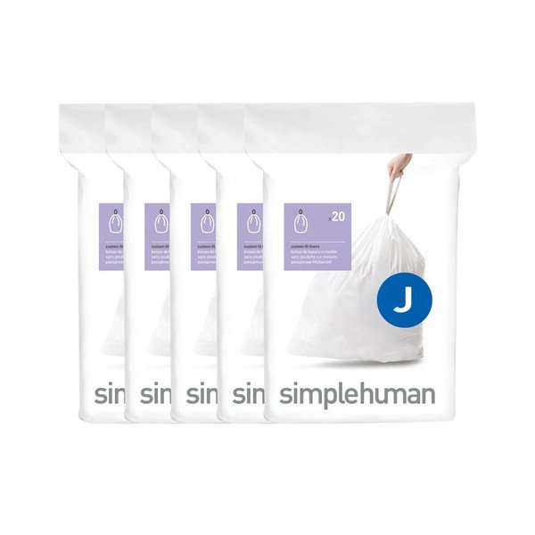 Ištraukiami šiukšlių maišai 100 vnt. 45 l J – simplehuman-image-1