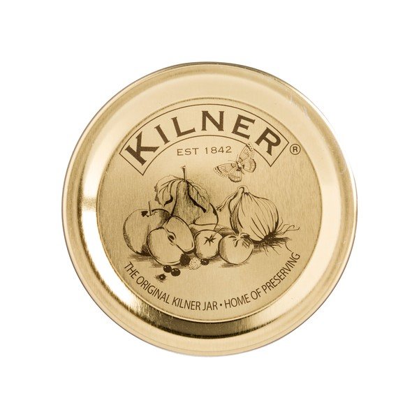 12 atsarginių "Kilner" uogienės dangtelių rinkinys