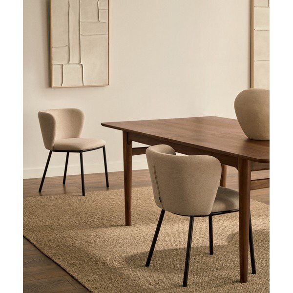 Taupe spalvos kilimas 200x300 cm Galinda – Kave Home-image-1