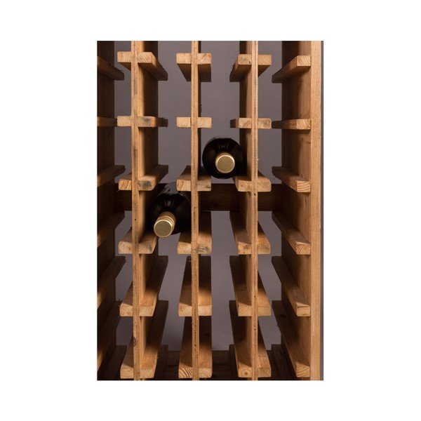 Iš kėnio masyvo vyno spintelė rudos spalvos butelių skaičius 28, 43,5x118,5 cm Claude – Dutchbone-image-4