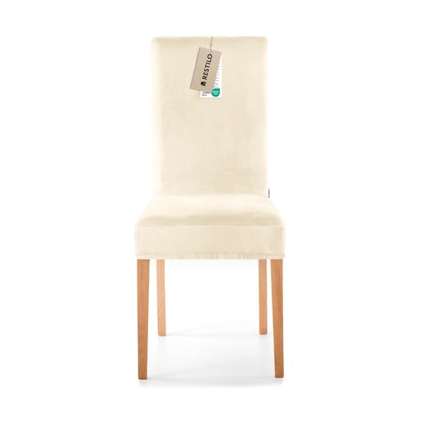 Kreminės spalvos įtempiamas kėdei baldų apmušalas 48 cm Sento – Restilo