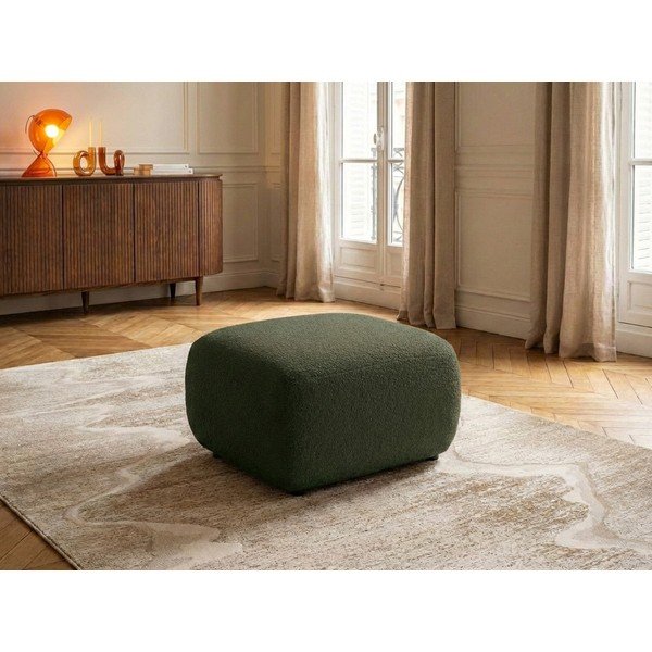 Žalios spalvos taburetė iš boucle Montaigne – Bobochic Paris-image-1