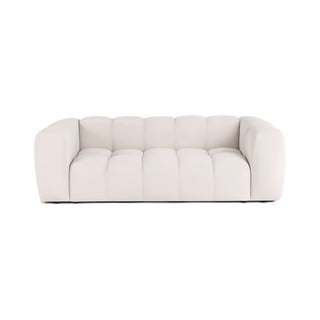 Kreminės spalvos iš velveto sofa 225 cm Cube – Bonami Selection