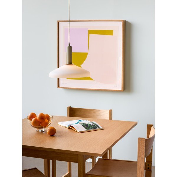 Valgomojo stalas iš ąžuolo 110x110 cm Geo – Hübsch-image-1