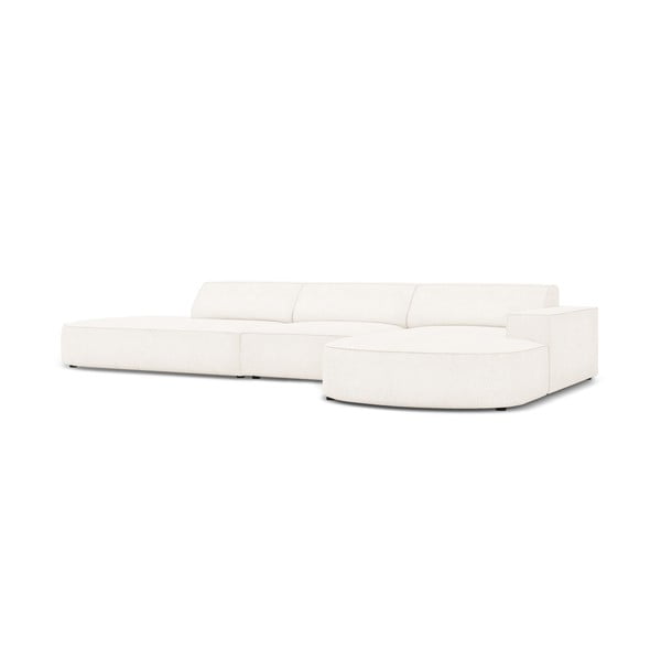 Smėlio spalvos kampinė sofa (dešinysis kampas) Jodie - Micadoni Home-image-3