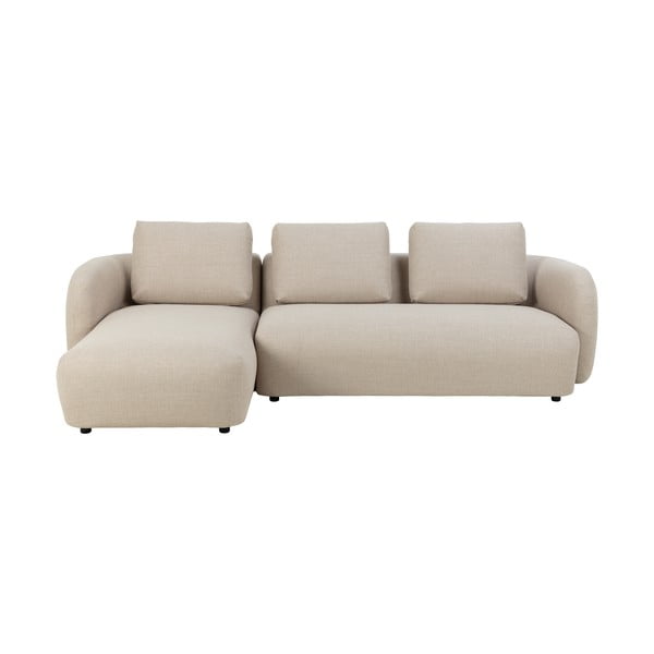 Kampinė sofa smėlio spalvos (su kairiuoju kampu) Imola – Bonami Selection