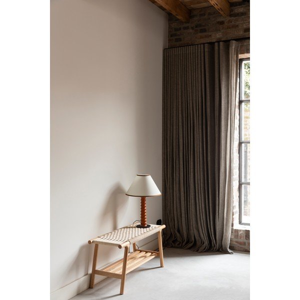 Šviesios natūralios spalvos medžio masyvo suolas Kintaro – Dutchbone-image-1