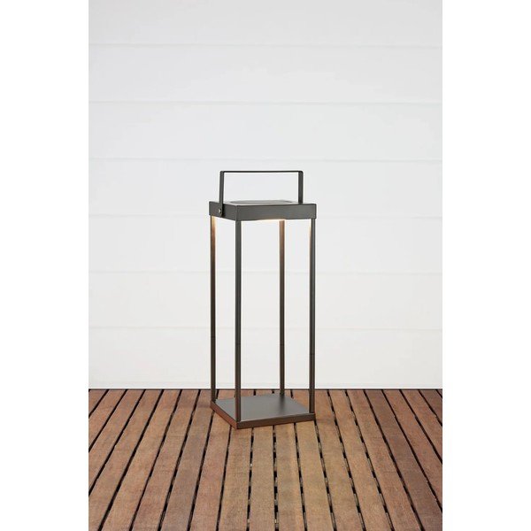 Juodos spalvos lauko LED žibintas saulės baterijos/USB (aukštis 53 cm) Pure – Markslöjd-image-4