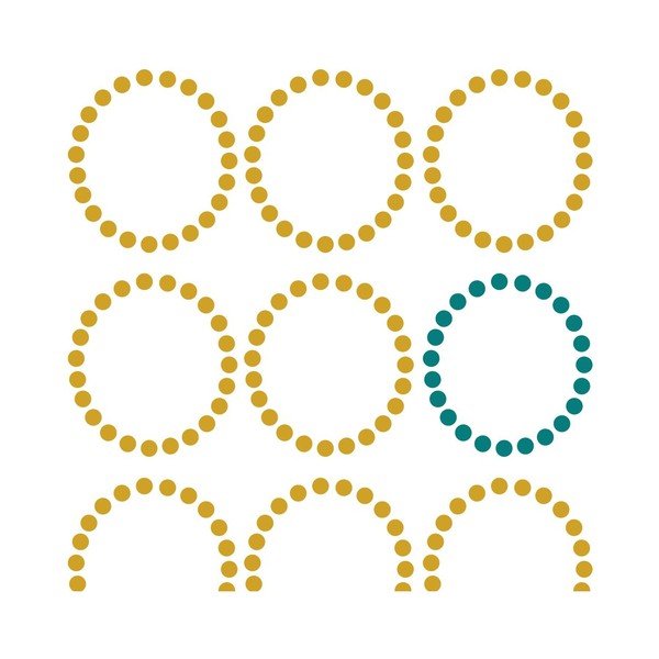 Antklodės užvalkalas "Circles", 140x200 cm-image-3